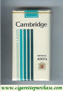 Cambridge Menthol Lights 100s cigarettes